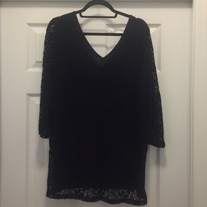 Last Chance! Lane Bryant lace blouse 3/4 sleeve